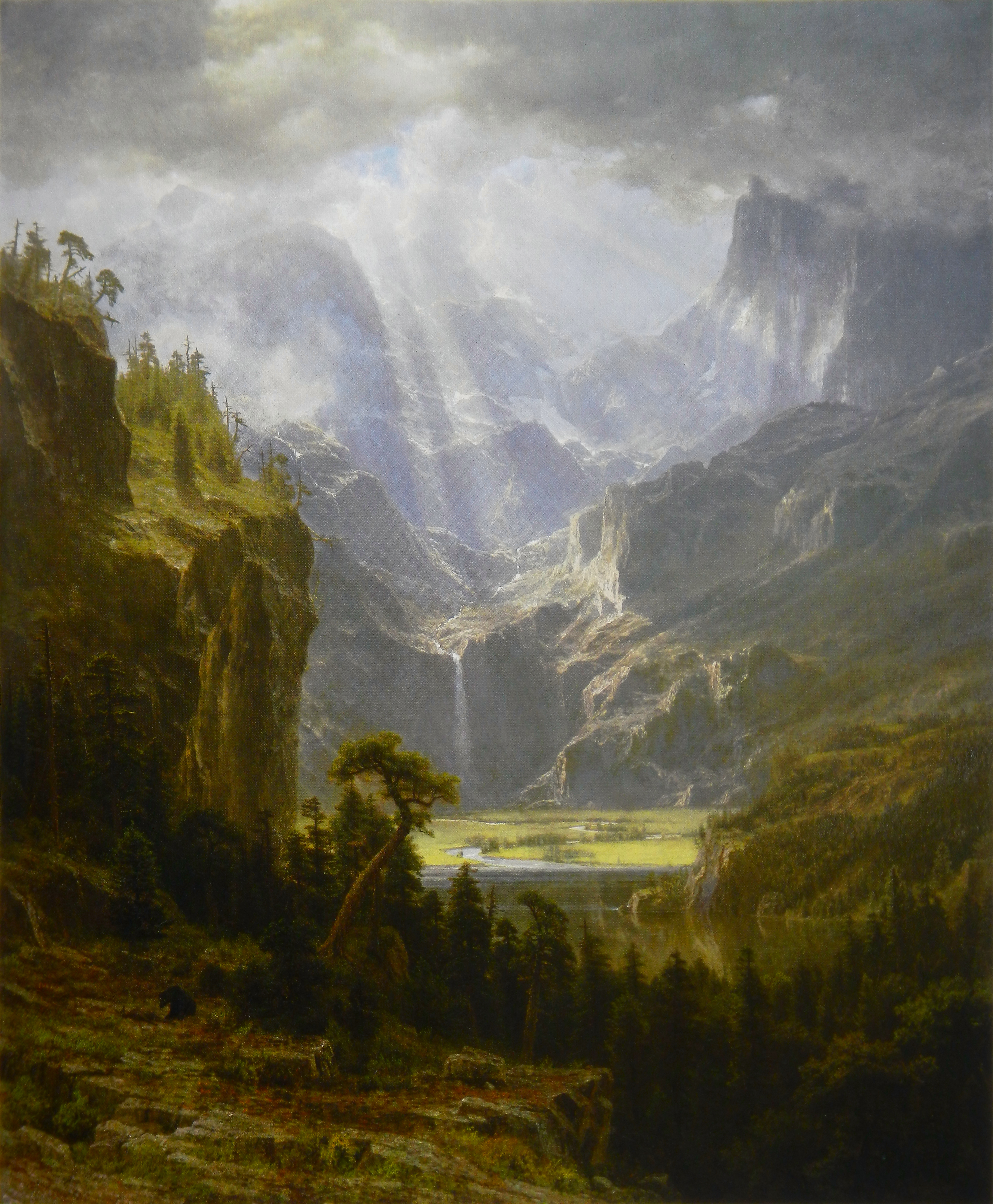 The Rocky Mountains, Lander's Peak by Albert Bierstadt, 1863